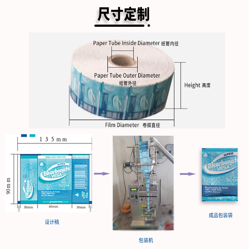 包裝機(jī)食品卷膜 包裝機(jī)食品卷膜